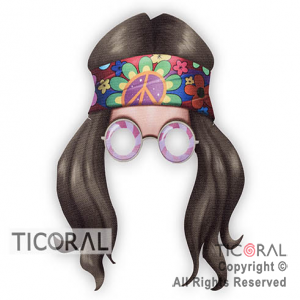 MASCARA TELA HIPPIE x 1